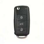 3Buttons 1J0959753AH/DA 1KO959753G 48CHIP 433MHz Flip Key for Volkswagen Passat / Polo