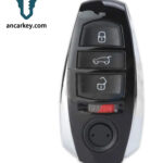 3+1Buttons IYZVWTOUA 7P6959754 46CHIP 315MHz Smart Key for 2011-2016 Volkswagen Touareg