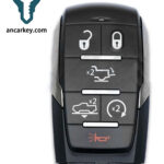 5+1Buttons OHT-4882056 68442917AB 433MHz Smart Key for 2019-2021 Dodge Ram 1500 Pickup