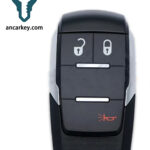 2+1Buttons GQ4-76T 68365299AB 4A CHIP 433MHz Smart Key for 2019-2020 Dodge Ram Limited