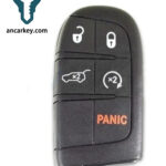 4+1Buttons M3N-40821302 68150061AC 433MHz SUV Smart key for 2014-2020 Dodge Durango