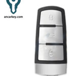 3Buttons 3C0959752BA 46CHIP 434MHz Smart Key for Volkswagen Passat
