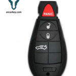 3+1Buttons M3N32297100 56046771AA 433MHz Fobik for 2012-2016 Dodge Dart