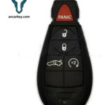 4+1Buttons IYZ-C01C 56046694 433MHz Fobik for 2008-2014 Dodge Challenger / Charger