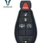 4+1Buttons GQ4-53T 68159655AD 433MHz Fobik for 2015-2018 Ram 1500 W