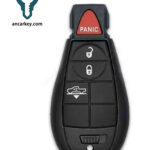 3+1Buttons GQ4-53T 68159654AD 433MHz Fobik for 2015-2017 Ram 1500