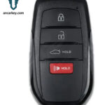 3+1 btn SMART CAR KEY HYQ14FBX 8990H-0E330 1551A-14FBX 315MHz for 2024 Toyota Grand Highlander