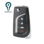 3+1Buttons HYQ12BDM 89070-06420 H CHIP 314MHz Flip Key for Toyota Corolla / Camry / RAV4