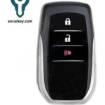 2+1Buttons 89904-60Y00 B2Z2K2A 8A CHIP 433MHz Smart Key for 2020-2021 Toyota Land Cruiser
