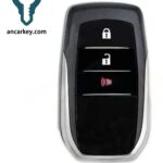 2+1Buttons 89904-60M40 BJ2EK Toyota A8 CHIP 433MHz Smart Key for 2017-2018Toyota Land Cruiser