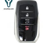 3+1Buttons HYQ14FBB 89904-60X40 315MHz Smart Key for 2020- 2021 Toyota Land Cruiser