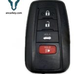 3+1Buttons HYQ14FBC 89904-06220 315MHz Smart Key for 2018-2021 Toyota Camry