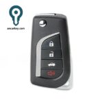 3+1Buttons HYQ12BFB 89070-06790 H CHIP 314MHz Flip Key for Toyota Camry / Corolla