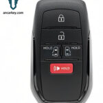 4+1 btn SMART CAR KEY HYQ14FBX 8990H-42380, 8990H-42381 1551A-14FBX 315MHz for 2021 Toyota RAV4 Prime