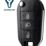 3Buttons 1608504480 / 1608504380 5FA010 ID46 434MHz Smart Key for Peugeot 208 / 2008 / 301 / 308