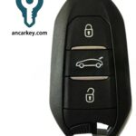 3 Buttons 98105588ZD / 98124195ZD IM2A ID4A 434MHz Smart Key for 2016+ Peugeot 3008/ 5008