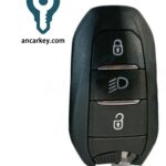 3 Buttons 98097814ZD/9830474780 4A Chip 433MHz Smart Key for Peugeot 3008 (P84) / 5008 (P87)