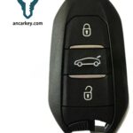 3 Buttons 98281208ZD 433MHz Smart Key for 2019+ Peugeot 3008