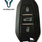 3Buttons YL00540180 46Chip 433MHz Smart Key for Peugeot