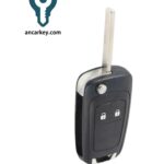 2Buttons 13279280/13524255/13574868/13523068 ID46 433MHz Flip Key for Opel Adam / Astra J / Corsa E / Karl
