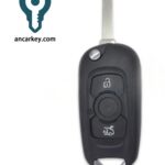 3 Buttons 46Chip Flip Key for New Opel