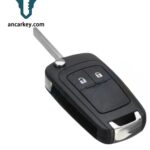 2Buttons 5WK50079/13279278/13523069 PCF7937E / HITAG 2 / 46 CHIP 433.92MHz Flip Key for Opel
