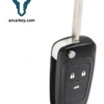 3Buttons 5WK50079 46Chip 433MHz ASK Flip Key for Opel