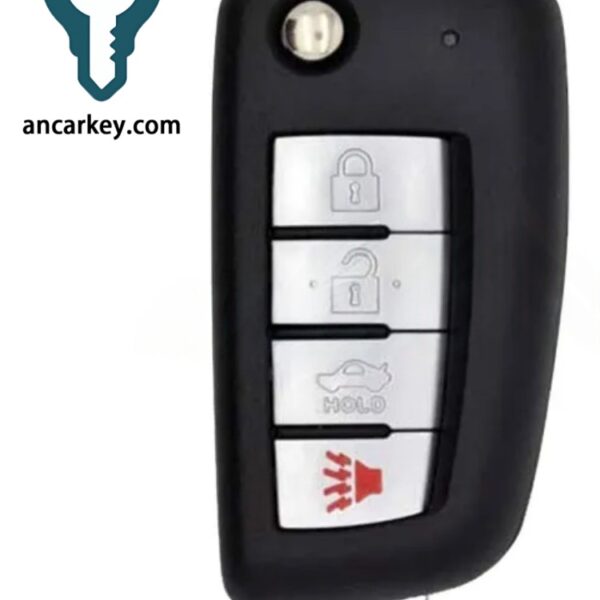 3+1Buttons CWTWB1G767 4A CHIP 433MHz Flip Key for Nissan