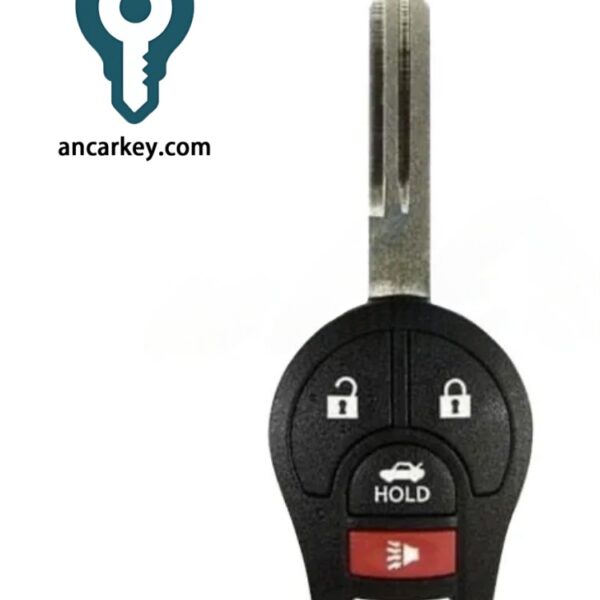 3+1Buttons CWTWB1U751/CWTWB1U816 H0561-3AA0B 315MHz Head Key for 2004 - 2016 Nissan Titan