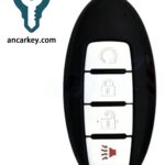 3+1Buttons S180144109/ KR5S180144106 285E3-6FL2B 434MHz Smart Key for 2017-2018 Nissan Rogue