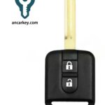 2 Buttons 28268-9F974 5WK4-876 ID46 CHIP 433MHz Head Key for Nissan Almera N16E / Almera Tino V10M / Primera P12