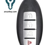 3+1Buttons KR55WK49622 285E3-JF87A 315MHz Smart Key for 2009 - 2020 Nissan GT-R