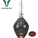 2+1Buttons OUCG8D-620M-A 6370A364 ID46CHIP 315MHz Head Key for 2007-2013 Mitsubishi Endeavor