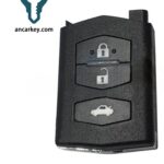 3 Buttons 5WK49534F 4D63 CHIP 433MHz Flip Key for Mazda M2 / M3 / M5 / M6