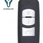 3 Buttons SKE13E-02 KDY7-67-5DY 433.92MHz Smart Key for Mazda 6 Wagon / CX3 / CX5