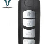 4 Buttons SKE13E-01 GHY5-67-5DY ID49 CHIP 433MHz Smart Key for Mazda 3 / 6 / MX5