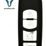 4 Buttons 89904-WB001 WAZSKE13D01 315MHz Smart Key for Mazda
