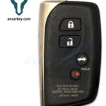3+1Buttons 89904-50N10/ 89904-50K80 HYQ14ACX 315MHz Smart Key for Lexus LS460 / LS600h