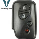 3+1Buttons 89904-60061 HYQ14AAB 315MHz Smart Key for Lexus LX570 / LX470 / RX350