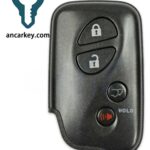 3+1Buttons 89904-48191/ 89904-0E150 HYQ14ACX 315MHz Smart Key for Lexus RX350 / RX450H / CT200H