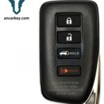 3+1Buttons 89904-0E160/ 89904-48C30 HYQ14FBB 315MHz Smart Key for Lexus RX350 / RX350L / RX450H / RX450HL