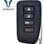 3+1Buttons 89904-06170/ 89904-30A30 (Superseded) HYQ14FBA 315MHz Smart Key for Lexus ES300H / ES350 / GS350 / GS450H