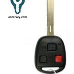 2+1Buttons N14TMTX-1 314.4MHz 4C Chip Head Remote Key for Lexus RX300