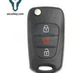 2+1Buttons 95430-2K250 NYOSEKSAM11ATX 315MHz Flip Key for 2010-2012 Kia Soul