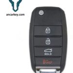 3+1Buttons 95430-2T560 NYODD4TX1306-TFL 434MHz Flip Key for 2014-2015 Kia Optima
