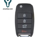 3+1Buttons 95430-2T560 NYODD4TX1306-TFL 315MHz Flip Key for 2014-2015 Kia Optima