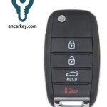 3+1Buttons 95430-1W023 TQ8-RKE-3F05 315MHz Flip Key for 2014-2017 Kia Rio