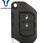2Buttons OHT1130261 68416786AB 433MHz Remote Key for Jeep Wrangler Unlimited