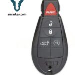 4+1Buttons GQ4-53T 4A CHIP 433MHz Fobik Smart Key for 2014-2019 Jeep Cherokee