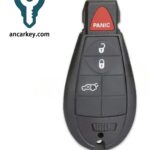 3+1Buttons GQ4-53T 4A CHIP 433MHz Fobik Smart Key for 2014-2019 Jeep Cherokee